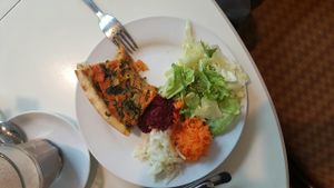 Vegetable Quiche (Vegan) at Pausenraum in Freiburg