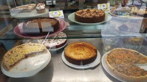 Cake selection at Pausenraum in Freiburg