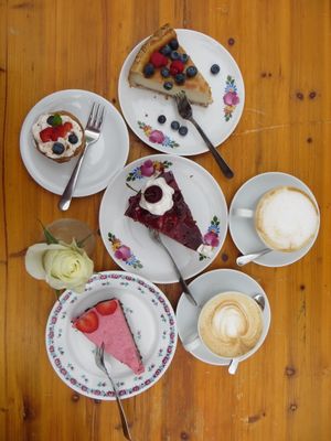 vegan selection at Pausenraum in Freiburg