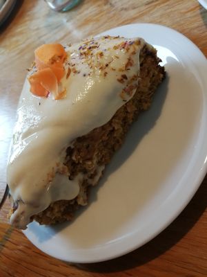 Carrot cake at Pausenraum in Freiburg