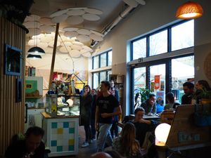 The ambience, taken from the sofa in the corner. at Pausenraum in Freiburg