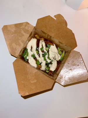 Vegan poutine at The Buckingham in Edmonton