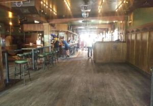 Two Patios.  Vegan menu. Good Beer at The Buckingham in Edmonton