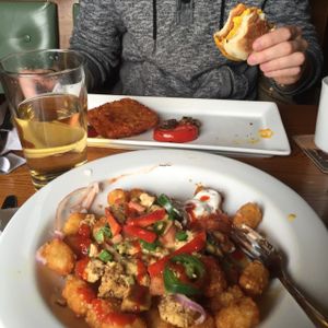 tofu scramble brunch at The Buckingham in Edmonton