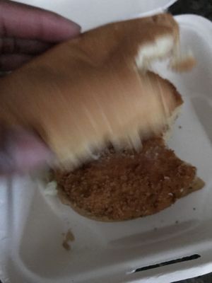 chef’s special mc chicken burger at The Buckingham in Edmonton