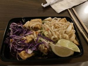 Delicious noodles! at Lulu's Thai Noodle Shop in Kansas City