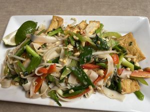 Drunken Noodles  at Lulu's Thai Noodle Shop in Kansas City