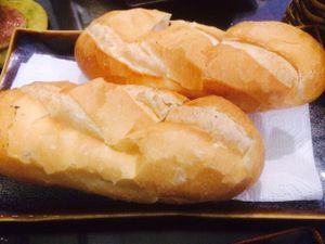 Fresh Binh Tanh Bread!  at Bong Sung Vegetarian Food - District 1 in Ho Chi Minh City