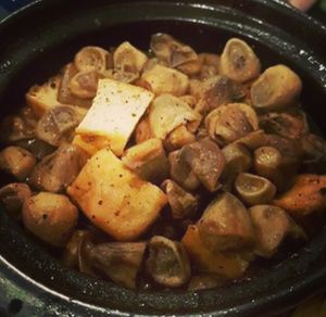 Mushrooms & Tofu in Pepper Sauce  at Bong Sung Vegetarian Food - District 1 in Ho Chi Minh City