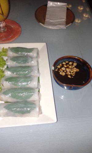 Rolled Pho & Dip at Bong Sung Vegetarian Food - District 1 in Ho Chi Minh City