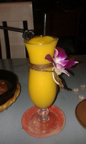 Mango smoothy at Bong Sung Vegetarian Food - District 1 in Ho Chi Minh City