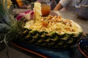 pineapple fried rice at Bong Sung Vegetarian Food - District 1 in Ho Chi Minh City