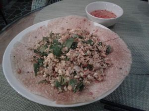 Peanut appetiser  at Bong Sung Vegetarian Food - District 1 in Ho Chi Minh City