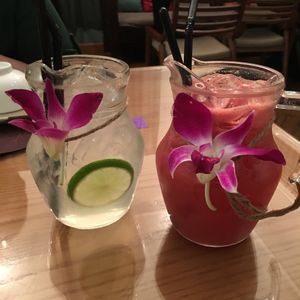 Lemonade and fresh watermelon juice  at Bong Sung Vegetarian Food - District 1 in Ho Chi Minh City