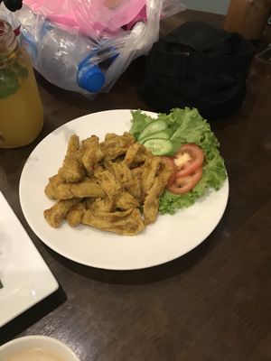 Seitan with chillies at Bong Sung Vegetarian Food - District 1 in Ho Chi Minh City