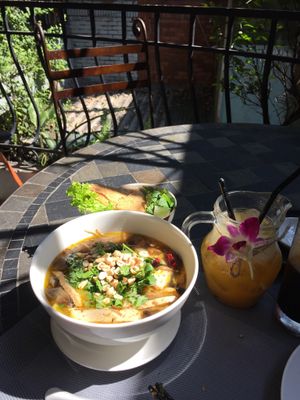 Mi Quang 🧡 at Bong Sung Vegetarian Food - District 1 in Ho Chi Minh City