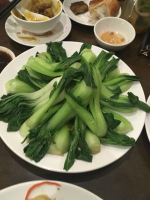 Steamed Bok Choi.....so much for two people though 🐷 at Bong Sung Vegetarian Food - District 1 in Ho Chi Minh City