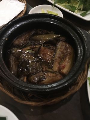 Eggplant in Ginger Sauce  at Bong Sung Vegetarian Food - District 1 in Ho Chi Minh City
