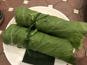 lettuce roll. They we‘re ok ! at Bong Sung Vegetarian Food - District 1 in Ho Chi Minh City