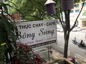 View from second floor restaurant  at Bong Sung Vegetarian Food - District 1 in Ho Chi Minh City
