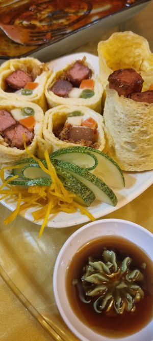 Qi fu egg roll (without rice) at Qi Fu Healthy Park VegeHouse 7 福健康素食园 in Skudai