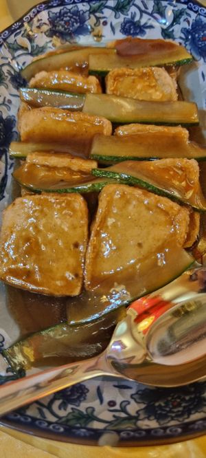 Braised tofu at Qi Fu Healthy Park VegeHouse 7 福健康素食园 in Skudai
