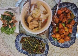 Claypot tofu at Qi Fu Healthy Park VegeHouse 7 福健康素食园 in Skudai