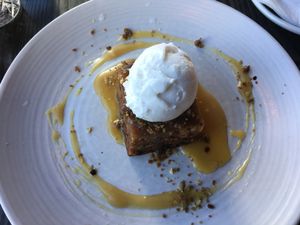 Sticky gingerbread toffee pudding  at Town Tonic in Christchurch