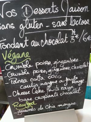 desserts at Arts Thes Miss in Antibes