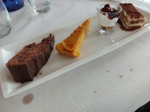Vegan dessert tasting at Ristorante Zi Teresa  in Montescudo
