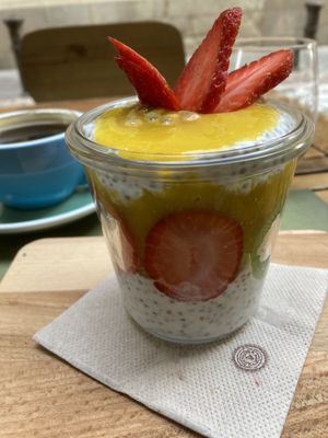 Chia seed pudding at BodhiGreen Vegetariano in Alicante