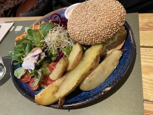 Burger  at BodhiGreen Vegetariano in Alicante