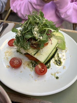 Lasagne raw vegan  #Veganuary at BodhiGreen Vegetariano in Alicante