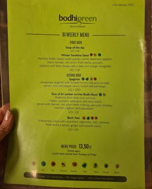  at BodhiGreen Vegetariano in Alicante