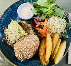 Chachi burger  at BodhiGreen Vegetariano in Alicante