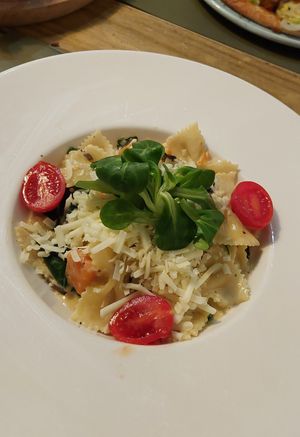 Pasta vegana at BodhiGreen Vegetariano in Alicante