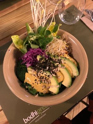 Very delicious Japanese bowl. :oP at BodhiGreen Vegetariano in Alicante