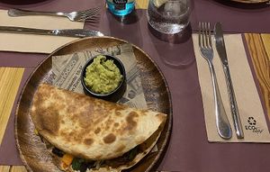 lucky luke wrap with guacamole   at Beet Vegetariano in Alicante