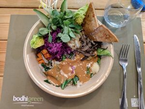 bodhi bowl at BodhiGreen Vegetariano in Alicante