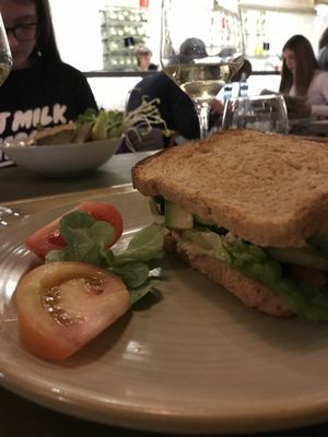 Piramide toast  at BodhiGreen Vegetariano in Alicante