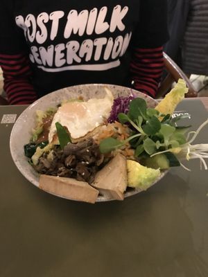 buddha bowl at BodhiGreen Vegetariano in Alicante