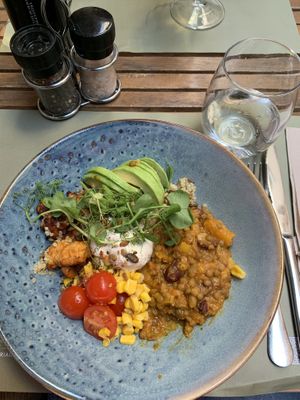 Lunch of the day at BodhiGreen Vegetariano in Alicante