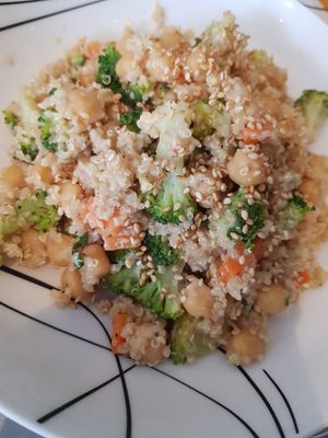 Chickpea bowl at Purolove Vegan Gourmet in Panama City