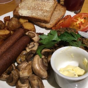 The Full Vegan Breakfast at Henderson's Vegan in Edinburgh