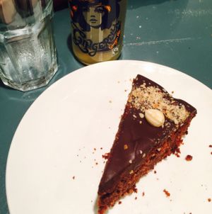 cake  at Henderson's Vegan in Edinburgh