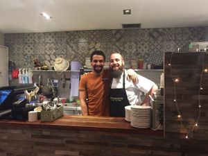 The staff at Henderson's Vegan in Edinburgh
