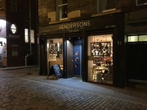 X at Henderson's Vegan in Edinburgh