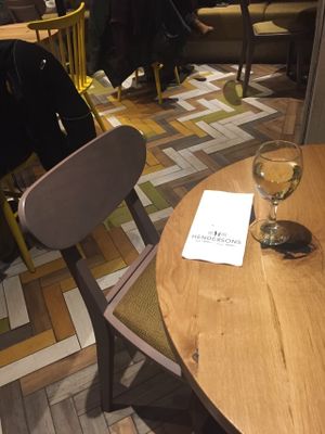 Inside fab trendy decor at Henderson's Vegan in Edinburgh