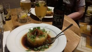 vegan haggis at Henderson's Vegan in Edinburgh