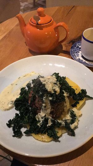 Vegan Haggis at Henderson's Vegan in Edinburgh